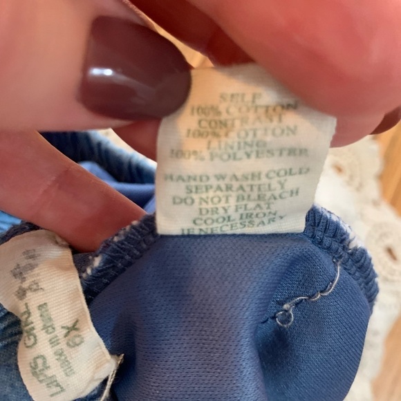 Lapis Girl Cotton Lace Shorts Size 6X - Picture 4 of 4